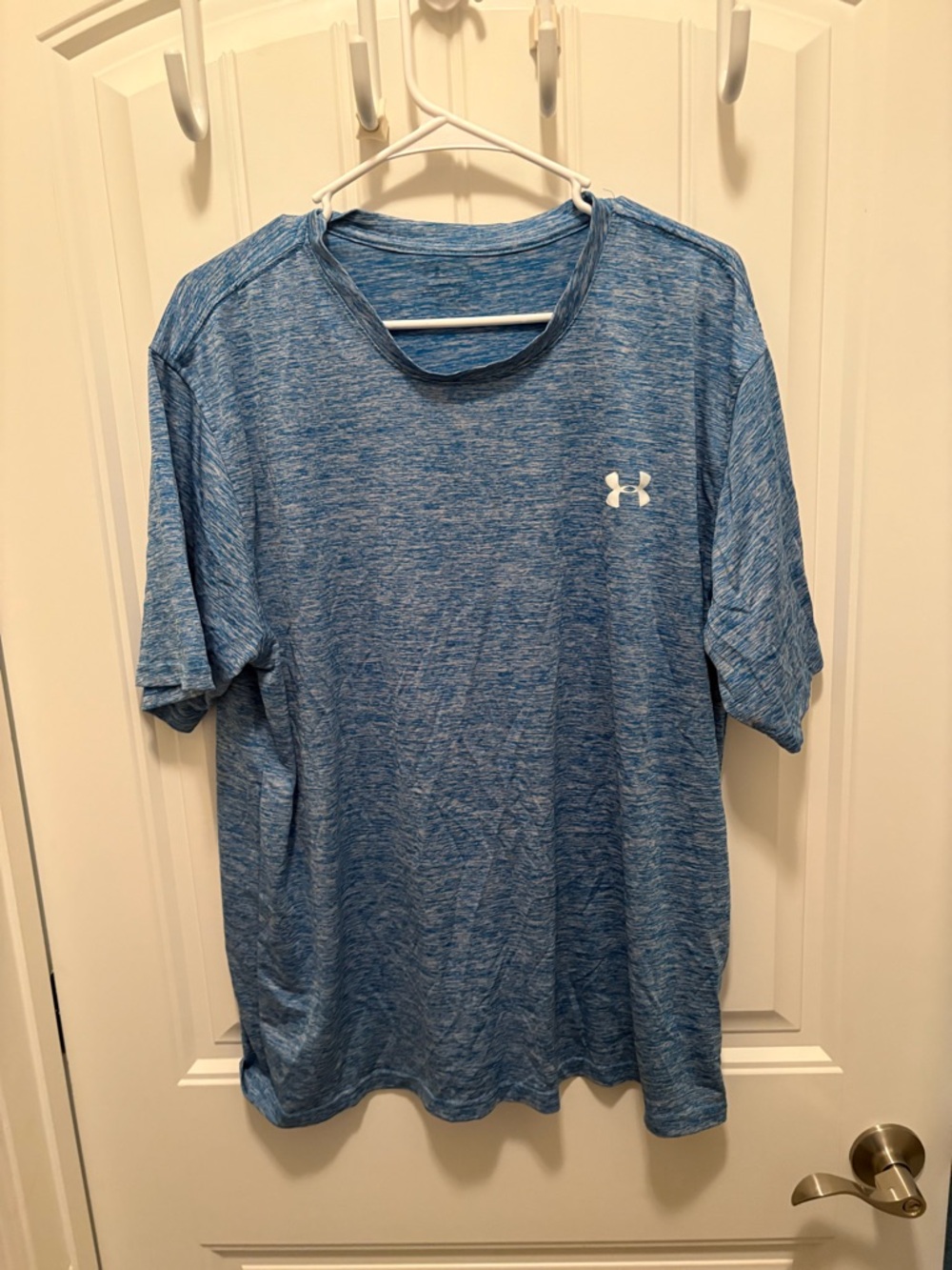 Under Armour Men’s Heathered Sky Blue Short Sleeve Training Tee